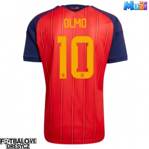 Španělsko Dani Olmo #10 Domácí Dres MS 2026 Krátký Rukáv